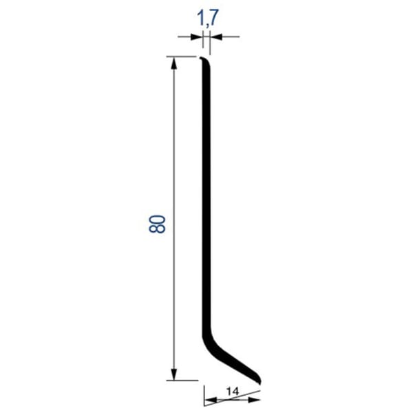Flexible skirtings