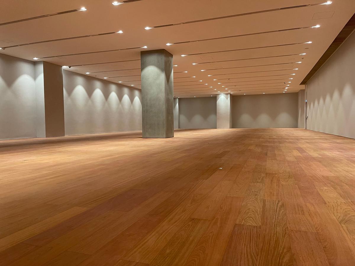 Bespoke parquet installation detail