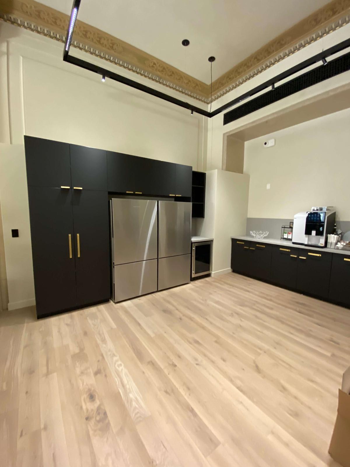 Custom wood flooring project detail