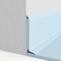 Tarkett Semi-flexible decorative skirting — Plain ALUMINIUM W692 W692 — SKU 1411051
