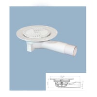 Tarkett Round-Shape Drains — SKU 1416006