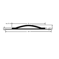 Tarkett Threshold transitions for wetroom — MEDIUM GREY — SKU 1255748