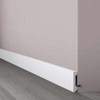 Tarkett Decorative set-on skirting for NON-PVC modular tiles — WHITE — SKU 1411900