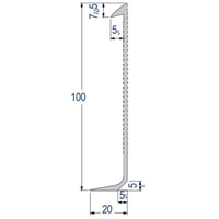 Tarkett 2 In 1 Cove Formers & Capping — LIGHT GREY — SKU 580111001
