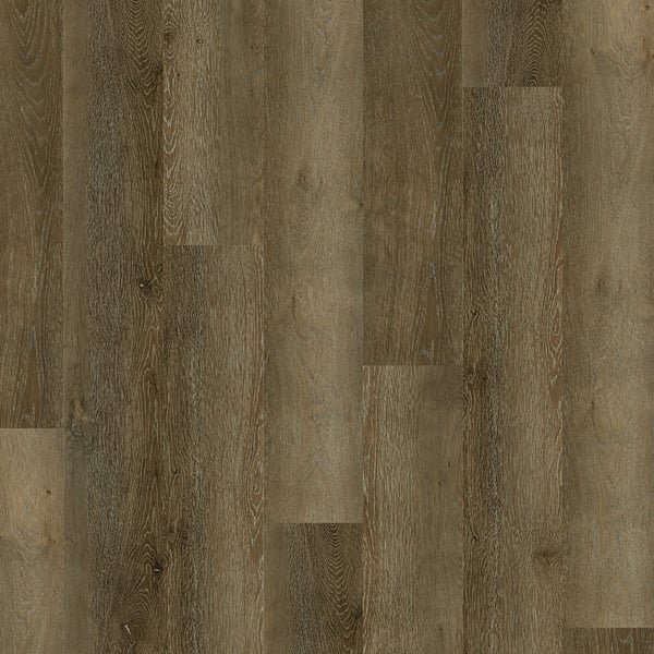 Trivaro Trivaro Essential Wood Grain LVT — Wood Grain Imitating Solid Wood Dark Brown ZJE16010-5 — SKU 203ZJE16010-5