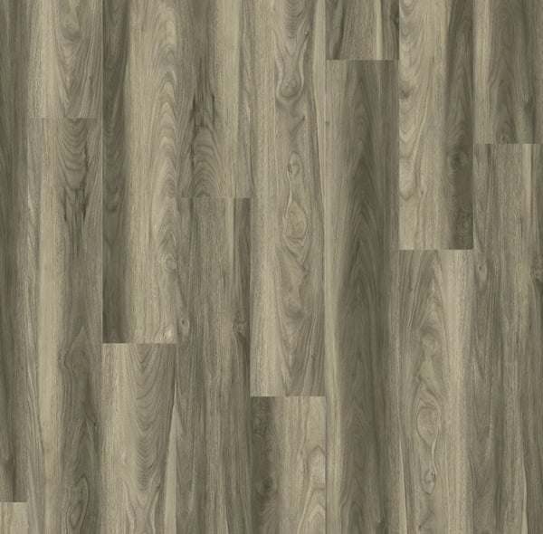 Trivaro Trivaro Essential Wood Grain LVT — Wood Grain Imitating Solid Wood Dark Brown Oak ZJE19013B-5 — SKU 203ZJE19013B-5