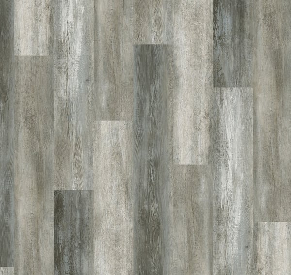 Trivaro Trivaro Essential Wood Grain LVT — Wood Grain Imitating Solid Wood Medium Grey Oak ZJE29052-5 — SKU 203ZJE29052-5